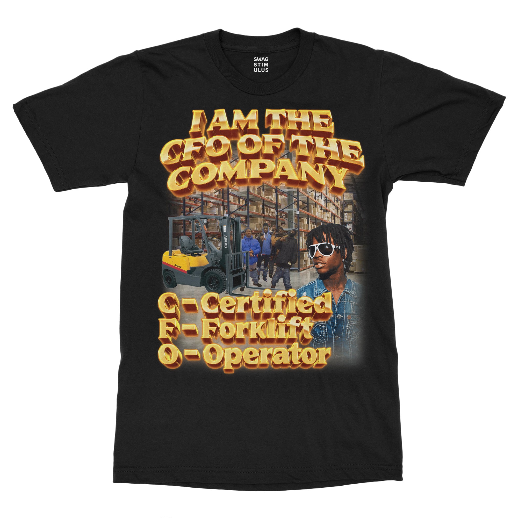 Certified Forklift Operator T-Shirt – Swag Stimulus